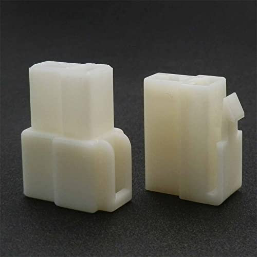 Accessories 10 Pieces/lot 2 Way 6.3mm Electrical Multi Plug Connector Terminal Block Pin Wiring