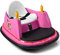 COSTWAY Kids Bumper Car, 360-Degree Rotation Spin Children’s Waltzer Cars with Joystick, Remote Control, Colorful Flashing Lights and Music, Battery Powered Ride on Toy for Boys Girls (Pink)
