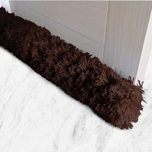 Draft Excluder for doors cushion - effective Draft Blocker under door Draught Excluder Sausage to Block cold air energy saving stylish home decor 90 cm by Wremedies for Easier Living