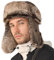Pyrafox Herren Wintermütze Fliegermütze mit Ohrenklappen - Russen Fellmütze, Trappermütze für Männer Russische Trapper Pelzmütze Haube Warme Unisex Damen Uschanka Schapka Russenmütze - M L Braun