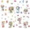 CRASPIRE 8 Sheets Flower Window Stickers Vase Potted Plants PVC Self-Adhesive Window Clings Wall Decor Decals for Bedroom Living Room Window Stairway Showcase Home Decorations