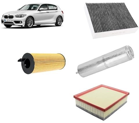 Kit tagliando 4 filtri per BMW Serie 1 F21 116d 118d N47 2011-2019