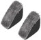 2 Pz Tire Shine Applicator, Tampone Lucidante per Pneumatici in Microfibra Applicatore per Lucidatura Pneumatici Triangolare Spugne per Applicazione Pneumatici per la Pulizia Dell'Auto
