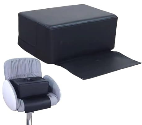 Sitzerhöhung Friseur Kinder - Kinder-Sitzerhöhung, Salon-Kindersitzerhöhung Für Kinderhaarschnitt, Pflegeleicht, Farbe Schwarz, Für Styling-Stuhl, Schönheitssalon, Spa-Ausrüstung, 39x30x18cm