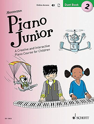 Piano Junior: Duet Book 2: A Creative and Interactive Piano Course for Children. Vol. 2. Klavier 4-händig. (Piano Junior - englische Ausgabe, Band 2, Band 2)