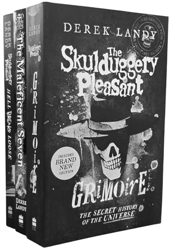 The Skulduggery Pleasant Series 3 Books Collection Set (Tanith Low in the Maleficent Seven, Hell Breaks Loose & Grimoire)