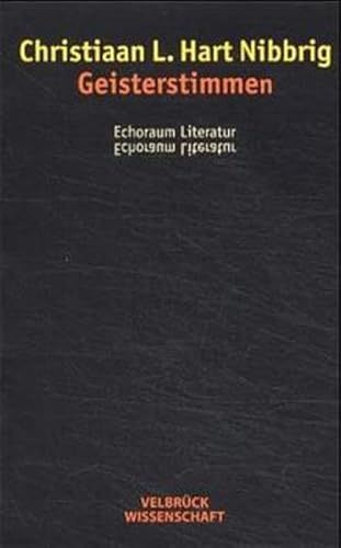 Geisterstimmen: Echoraum Literatur