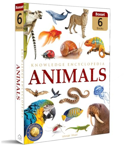 Animals - Collection of 6 Books : Knowledge Encyclopedia For Children (Box Set): Boxset of 6 books