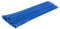 Gocableties - Fascette Plastica Blu - 370 mm x 4,8 mm - 100 Pezzi - Fascette Lunghe Colorate