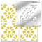 The Stencil Studio - Amberley Tile Stencil - Floor wall stencil - just add paint. Ideal for tile and other interior décor makeovers. Fits standard tile sizes. Single Tile - Size 2 inch (10628-2)