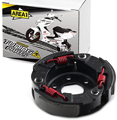 Area1 Motorroller Tuning Sport Kupplung 50ccm 107mm kompatibel mit Aerox Jog Neos, Runner, NRG TPH Zip, ET2 ET4 Sprint, Speedfight 2 3 4 Jetforce, GY6 139QMAQMB