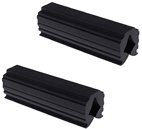 MAZEL 2 Piece Professional Rubber Vise Clamp for Repairing Golf Club, Golf Vice Clamps Regrip Reshaft Replace Accessories for Golf Grips