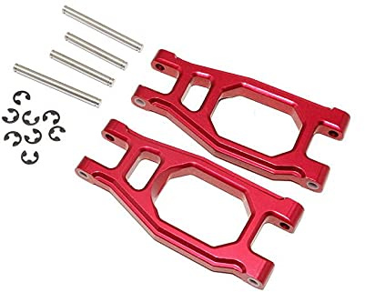 Aluminium Front Upper Arm for 1/10 Tamiya DT-03 - 1Pr Red