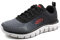 Skechers 232399, Zapatillas Hombre, Black Mesh/Charcoal Trim, 40 EU