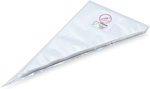 Keenpioneer Lot de 100 poches à pâtisserie jetables - 35,56 cm (transparent)