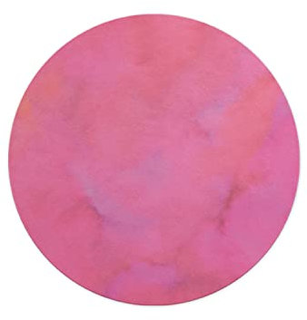 Questo Casa, Tapis de Souris Rond imprimé numérique avec Fond antidérapant pour Bureau et Maison Diamètre 22 cm