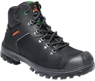 EMMA Safety MM33556844 Circular Sicherheitsschuhe - Kompletter Fußschutz - Modell: Himalaya - EU Größe: 44 - Farbe: Schwarz - Extra weite Passform