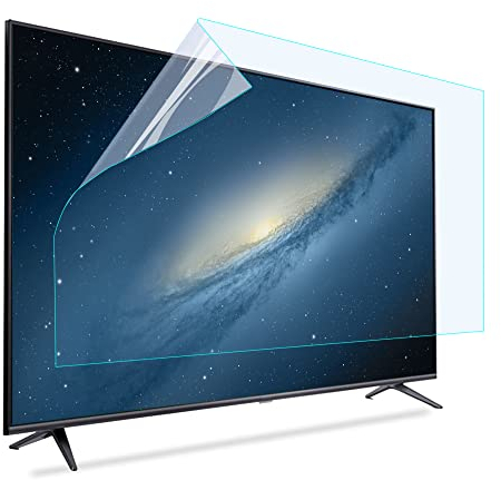 CUNIO 32-75 inch TV Screen Protector Matte Anti-Glare Filter Film, Eye Protection Blocking UV & Blue Light, for Samsung, Sony, Sharp, Hisense, LG Etc / 49in 1075x604mm