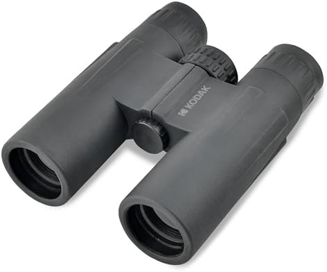 KODAK BCS600 Binoculars - Compact Binoculars, 12x Magnification, Includes Neck Strap and Carrying Cover, 32 mm Lens – Black