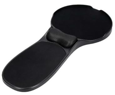 Q-CONNECT Armlehnenstütze/Ergonomische/Handgelenkauflage für Schreibtisch/Computer-Tischverlängerung/stabile Mausarmhalterung/geeignet für Heim und Büro/