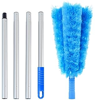 Plumero Plumero para Ventanas del hogar, Plumero retráctil Plumero multifunción Plumero Flexible Plumero multicabezal Plumero para Esquinas y Grietas