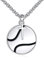 YFN Tennis Halskette Sterling Silber Niemals Aufgeben Anhänger Kreuz schmuck Tennis Softball Liebhaber Geschenke für Damen Herren Mädchen Jungen Tennisspieler