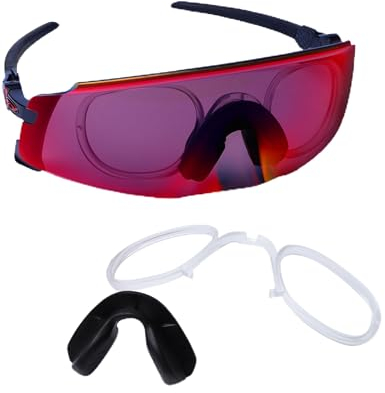 Saucer Einsatz Clip-On | Rx Optischer Einsatz für Oakley Kato 009455M | Kato X 009475 Sonnenbrille - Klar, farblos, Einheitsgröße
