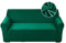 Highdi Stretch Sofabezug 3 Sitzer, Samt Élégant Waschbare Haustier-Sofa-Möbelbezüge Couchhusse Elastisch Weich Sofahusse für Wohnzimmer (dunkelgrün,3 Sitzer)