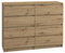 roe furniture Kommode mit 8 Schubladen - Modern Schubladenschrank - Komodenschrank - Schubladenkommode 120 cm Breit - Artisan