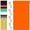 Markisenstoff 120 x 550 cm Wasserdicht Rechteckig Sonnensegel Rechteckig Uv-Schutz-Polyestergewebe mit Seil Sonnenschutz für Garten Terrasse Und Balkon, Orange