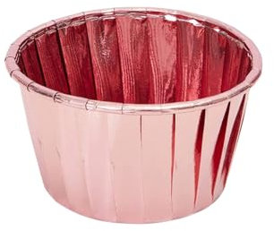 Paper Baking Cup 100Pcs Cake Paper Cups Muffin Muffin Paper Tray Wedding Birthday Roll Cups Rose Gold