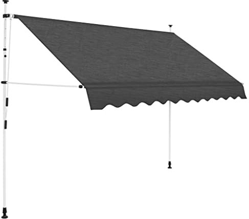 Lawn & Garden Manuell einziehbare Markise 300 cm Anthrazit Outdoor Living