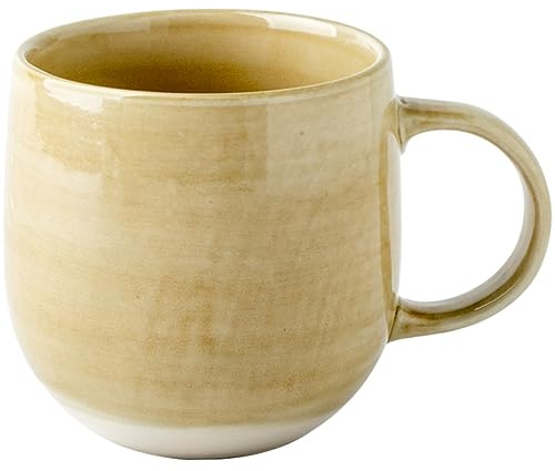 Generic Mugs,Coffee Cups Vintage Gradient Big Belly Spersonality Ceramic Cup Vintage Mug Household Afternoon Tea Coffee Cup/Yellow/8.6 * 9.5Cm