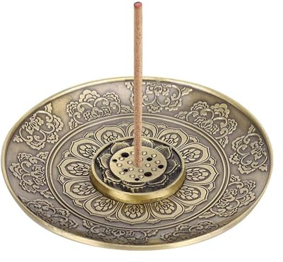 Räucherstäbchenhalter,Lotus Ash Catcher,Räucherstäbchen Halter | Räucherschale,Messing Lotus Halter Für Yoga Teehaus,Incense Halter Räucherstäbchen Für Räucherstäbchen Weihrauchkegel
