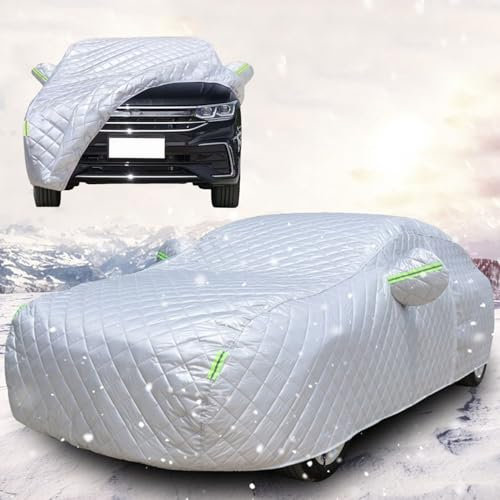 Anti Grele Housse Voiture pour 𝖡𝖬𝖶 4 Series Gran Coupe F36 2014-2021 Bache Voiture Exterieur Coton épais Toutes Saisons Résistante UV et Rayures,pour la Plupart des Voitures,Berlines et SUV
