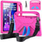 RollinCase Funda Infantil para Lenovo Tab M10 Plus (3rd Gen) 10.61 Pulgadas 2023 (TB128FU/TB125FU/TB128XU), Carcasa Antigolpes con Asa y Correa, Rosa