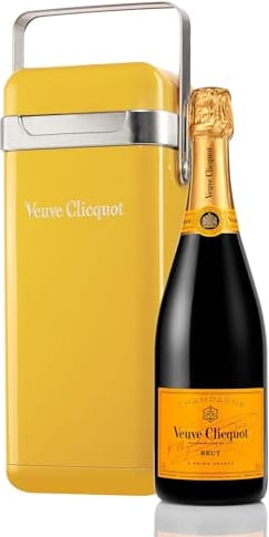 Veuve Clicquot Champagner Brut Yellow Label mit tragbarer Kühlbox-Geschenkverpackung 750 ml 12,5% vol.