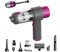 QQLIKE Aspirateur à Main, Mini aspirateur Portable léger, Rechargeable par USB, 15 000 Pa, aspirateur de Voiture, 4 000 mAh, Humide et Sec, pour la Voiture, la Maison, Les Poils d'animaux, Rose Red