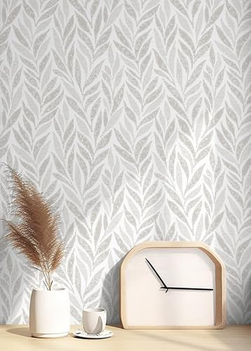 Yomshi Luxury Boho Peel and Stick Wallpaper 44cm*10m Removable Self-Adhesive Wallpaper Beige Floral Vintage Design Thick Vinyl for Kitchen Backsplash, Dressers & Nursery Décor Bubble Free Installation