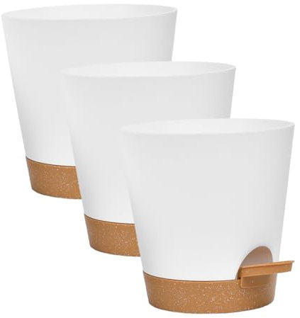 FUNOMOCYA Pot de Fleurs Auto Arrosant Conteneur Intelligent pour Plantes Intérieur pour Plantes Vertes