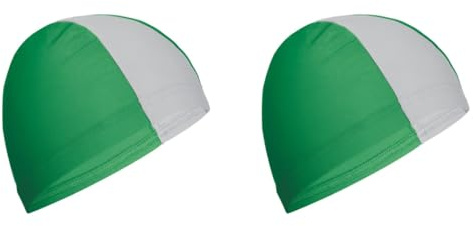 One Shop - Gorro de piscina de poliéster unisex, gorro para natación, ligero, 0,03 kg, tamaño 23,5 x 18,5 cm, cómodo, elástico, secado rápido para natación y entrenamiento
