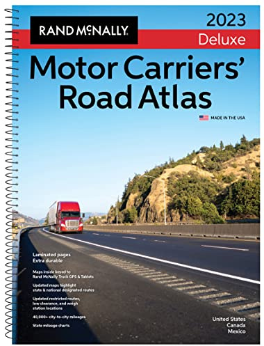 Rand McNally 2023 Deluxe Motor Carriers' Road Atlas: United States, Canada, Mexico (Rand McNally Motor Carriers' Road Atlas DELUXE EDITION)