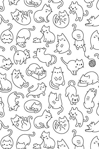 Notizbuch: Katzen Cover Design / 120 Seiten / Liniert / DIN A5 + (15,24 x 22,86 cm) / Soft Cover