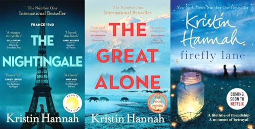 Kristin Hannah 3 Books Collection Set (The Nightingale, The Great Alone & Firefly Lane)