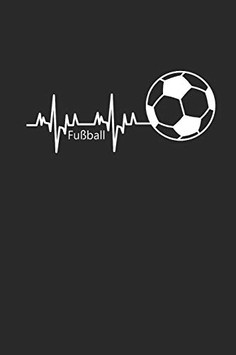 FUßBALL: Notebook Fußball Notizbuch kariert squared Soccer Planer Journal 6x9