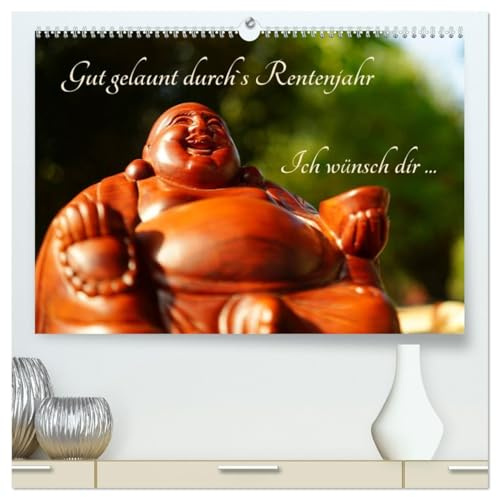 Gut gelaunt durch's Rentenjahr (hochwertiger Premium Wandkalender 2026 DIN A2 quer), Kunstdruck in Hochglanz: Mit lustigen Motiven durch den Ruhestand (CALVENDO Menschen)
