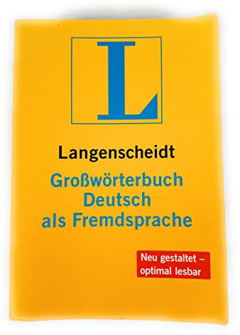 Langenscheidt Großwörterbuch Deutsch als Fremdsprache - Buch (kartoniert): einsprachig Deutsch: Das einsprachige Wörterbuch für alle, die Deutsch lernen. Rund 66.000 Stichwörter und Wendungen