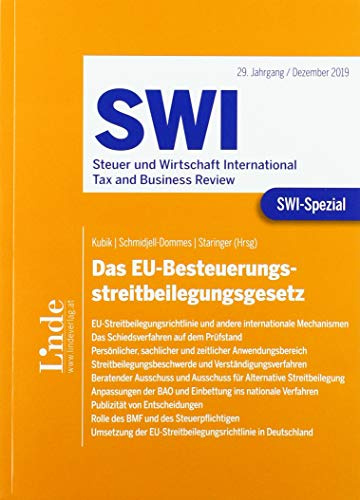 SWI-Spezial EU-Besteuerungsstreitbeilegungsgesetz