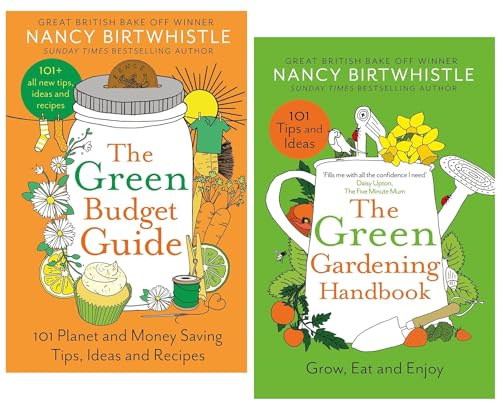 Nancy Birtwhistle Green Gardening 2 Books Collection Set (The Green Gardening Handbook & The Green Budget Guide)