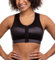 ENELL, Racer Sport-BH für Damen, volle Abdeckung, Racerback, Schwarz, Größe 3